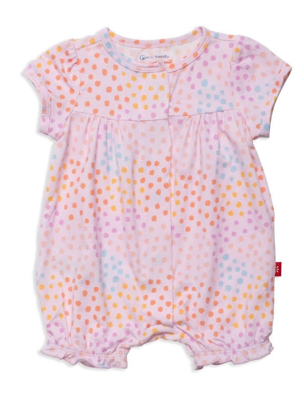 Magnetic Me Pink Romper with Multicolor Polka Dots 18-24 Months